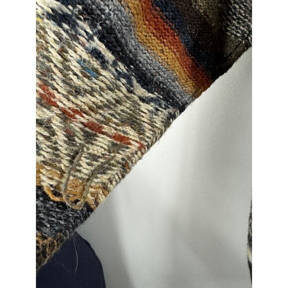 Vintage 90s Etchings Size Large Wool blend Sweater Grandpa - Picture 3 of 6